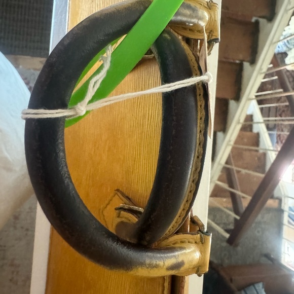 AUTHENTIC LOUIS VUITTON- SAC D'ÉPAULE LEATHER HANDBAG - Picture 5 of 14